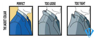 Fit Your Suit Size The Jacket Collar  - راهنمای کامل انتخاب کت و شلوار مردانه
