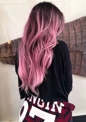pinky balayage - زیبا ترین رنگ موها برای دختران