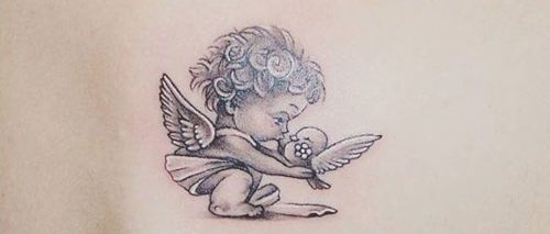 Angel Tattoo Ideas For Women e1614184106246 - مجموعه ای از زیباترین تتوها