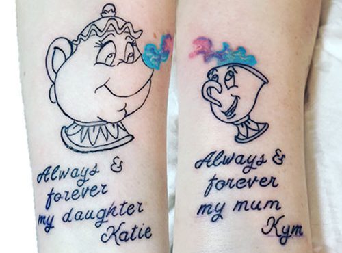 Best Mother Daughter Tattoos e1614183571846 - مجموعه ای از زیباترین تتوها