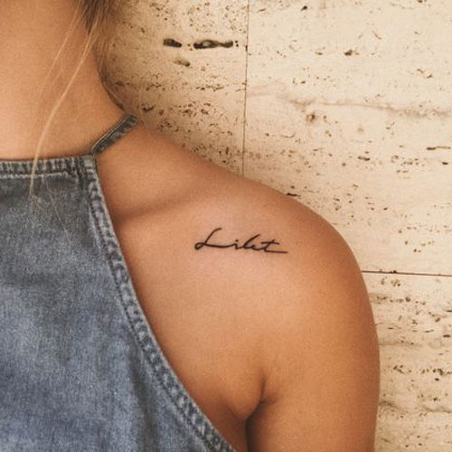 Cute Shoulder Tattoo Ideas For Girls - مجموعه ای از زیباترین تتوها