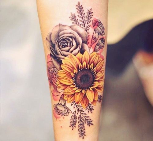 Flower Tattoos For Women e1614183343423 - مجموعه ای از زیباترین تتوها