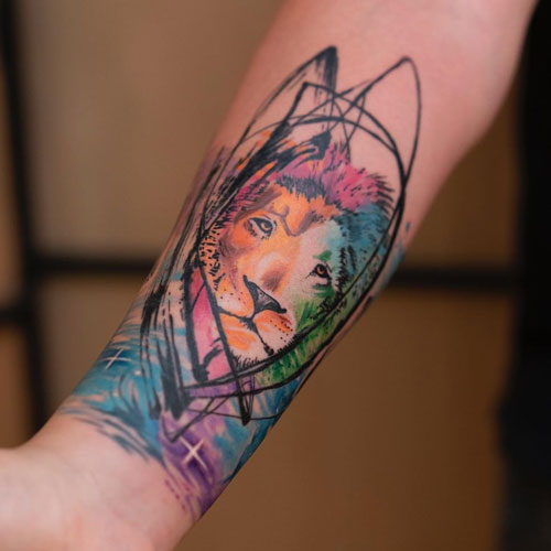 Lion Tattoos For Women - مجموعه ای از زیباترین تتوها