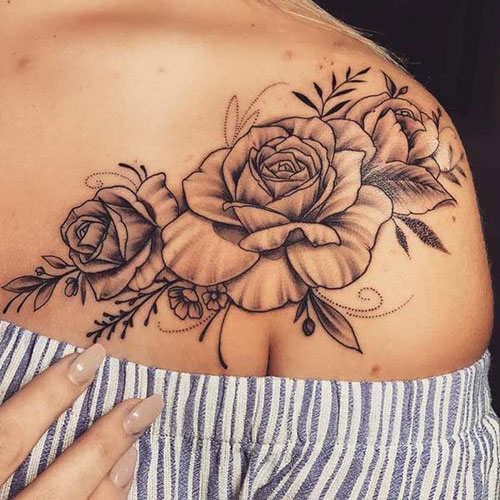 Shoulder Tattoos For Women - مجموعه ای از زیباترین تتوها