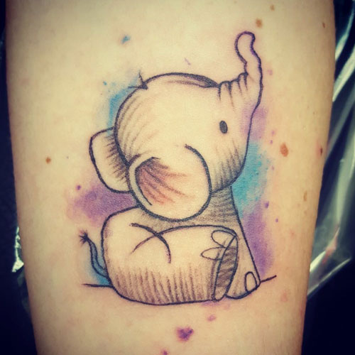 Unique Elephant Tattoo Ideas For Women - مجموعه ای از زیباترین تتوها